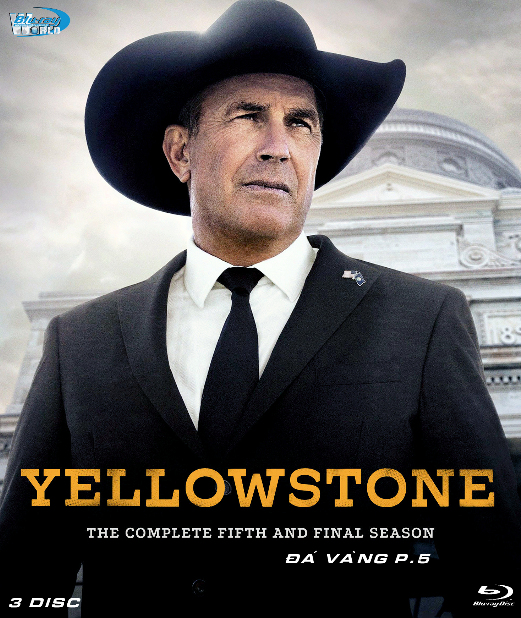 B6512.Yellowstone SEASON 5  ĐÁ VÀNG  P-5  (DOLBY ATMOS 5.1 - DOLBY AC3 640) 3 DISC